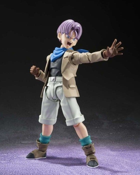Figur - TAMASHII NATIONS - Trunks Fig. Dragon Ball GT - 12 cm - Inkluderade tillbehör - Från 6 år och uppåt