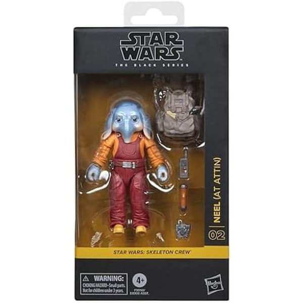 Figur - STAR WARS - Neel (At Attin) - 15 cm - Premium leder - Tillbehör ingår