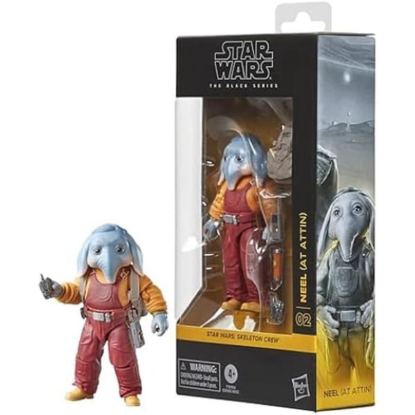 Figur - STAR WARS - Neel (At Attin) - 15 cm - Premium leder - Tillbehör ingår