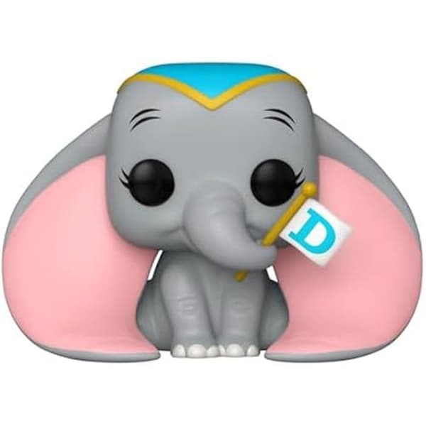 Figur - Funko Pop! - Dumbo - Vinyl 9,5 cm - Flagga - Perfekt present