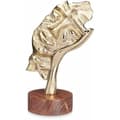 Miniatyrbild 1 av 2: Dekorativ figur - PRESENTDEKOR - Gyllene ansikte - Flerfärgad - 16,5 x 26,5 x 11 cm - Inomhus