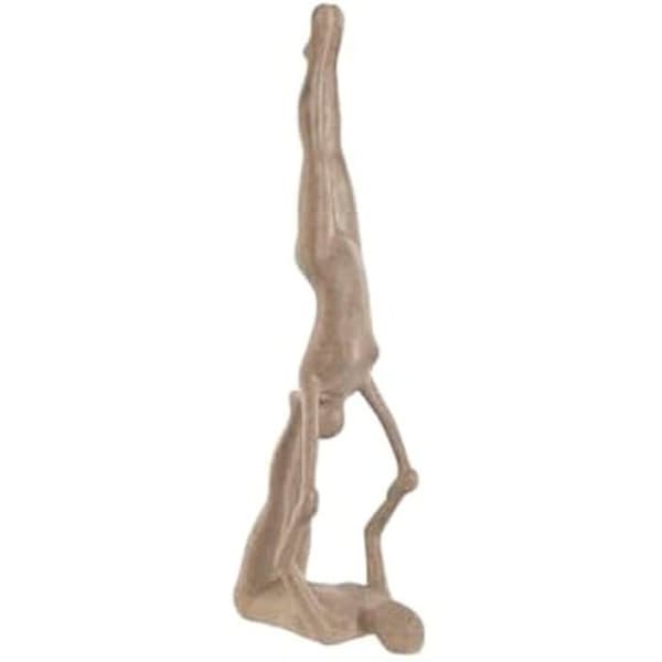 Dekorativ statyett - HOME ESPRIT - Beige - 29,5 x 8 x 28 cm - Inomhus - Blandat