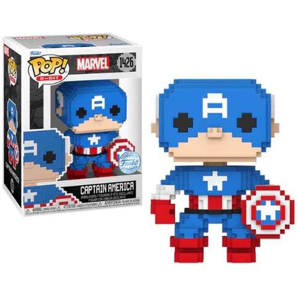 Funko Pop! 8-bitars - Marvel - Captain America