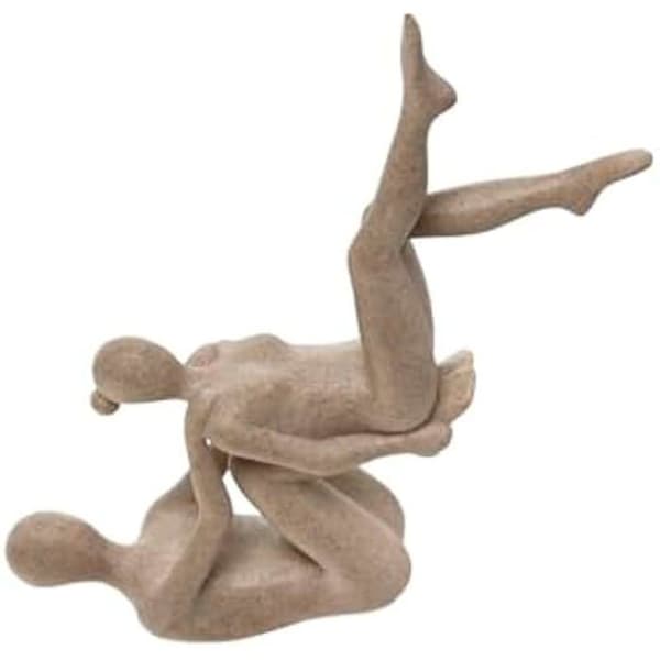Dekorativ figur - HOME ESPRIT - S3054980 - Beige - 20 x 10 x 50 cm - Inomhus