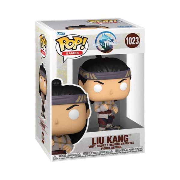 Funko Pop Games Mortal Kombat Liu Kang eldfigurens gud