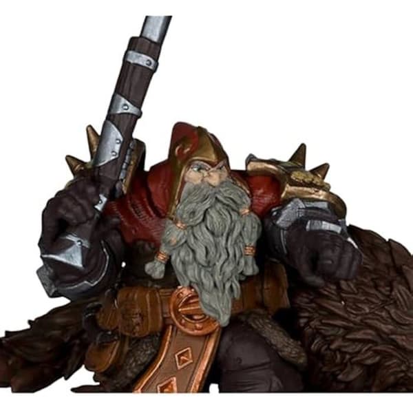 Figur - MCFARLANE - Dvärgjägare &amp; Pandaren - Skala 1:12 - Set med 2 - Otroliga detaljer