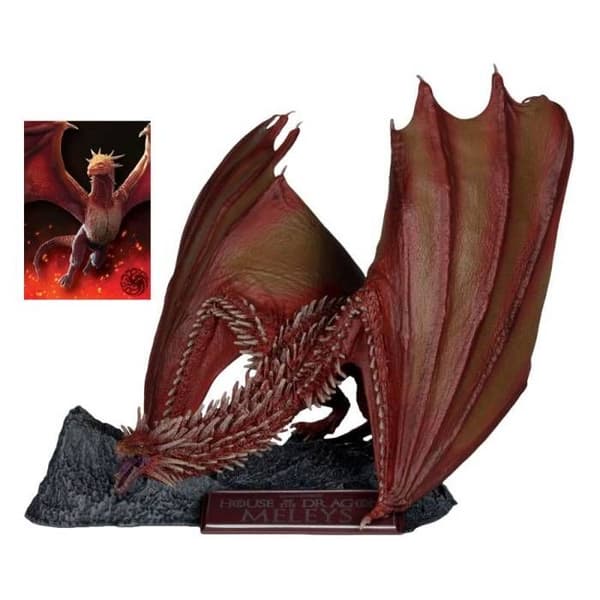 Figur - MCFARLANE - Meleys - Draken från prinsessan Rhaenys - 22,9 cm - Avtagbara vingar