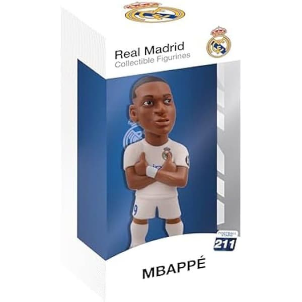 Figurin - MINIX - MN18451 - Mbappé - Real Madrid - 12 cm - Present till fotbollsfans