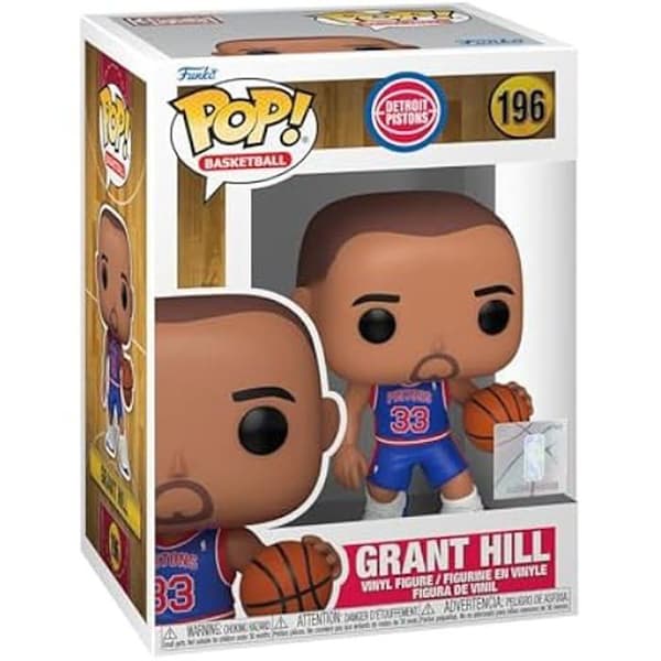 Figur - Funko Pop! - NBA-kolvar - Grant Hill - 9,5 cm - Kvalitetsvinyl - Perfekt present