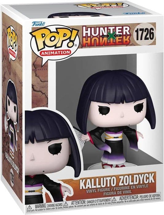 Figur - Funko Pop! - Kalluto Zoldyck - Högkvalitativ Vinyl - 9,5 cm - Perfekt Present