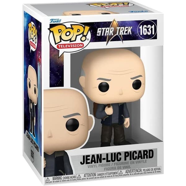 Figurin - Funko - Jean-Luc Picard - 9,5 cm vinyl - Star Trek present - Pop Collection