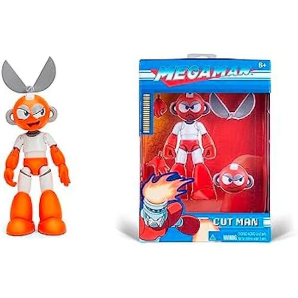 Figur - JADA - Mega Man Cut Man - 11,9 cm - Rörlig - Tillbehör ingår
