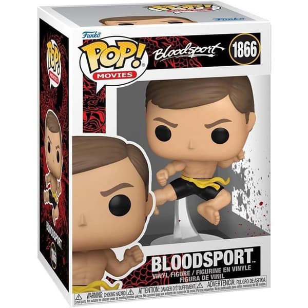 Figurine Funko Pop! - Bloodsport - Frank Dux - 9,5 cm - Högkvalitativ vinyl - Idealiskt present