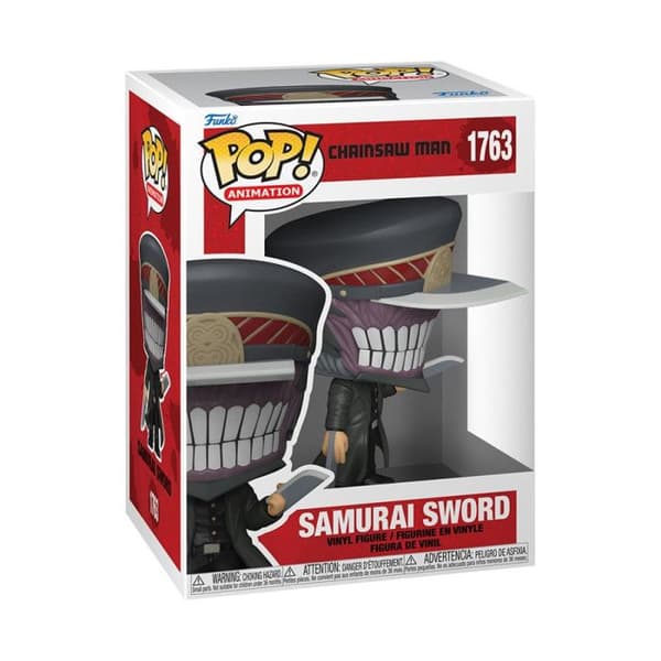 Funko Pop Animation Motorsågsman Samurai svärdfigur