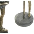 Miniatyrbild 2 av 2: Dekorativ statyett - HOME ESPRIT - Ballerina - Golden Grey - 14 x 8 x 20 cm - Set med 3 enheter