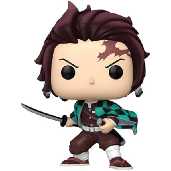 Figurine Funko Pop! Jumbo - Demon Slayer - Tanjiro - 25,4 cm - Kvalitetsvinyl - Idealisk present