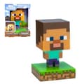 Miniatyrbild 2 av 4: Minecraft Steve Icon nattlampa - PALADONE - Grön - Inomhus - 11cm