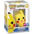 Miniatyrbild 2 av 3: Figur - FUNKO - Pikachu Vinkande Flockad - Gul - 9 cm - För barn från 3 år