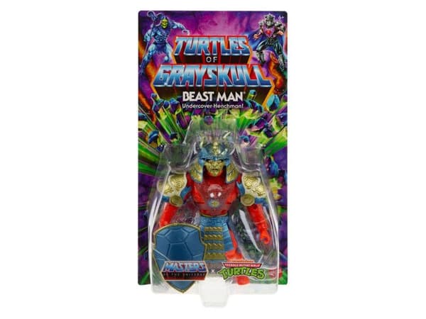 Figur i miniatyr - Mattel - MOTU x TMNT - Beast Man