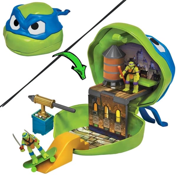 Turtles Big Mouth Huvud Lekset Leonardo