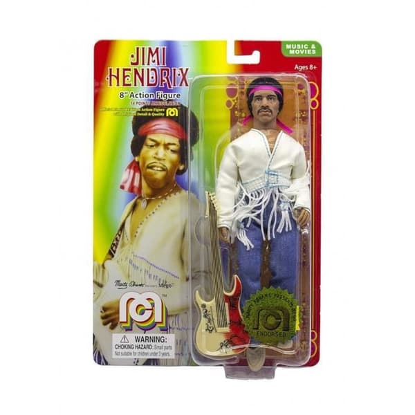 Figurin - MEGO - Jimi Hendrix - Woodstock Flocked 20 cm