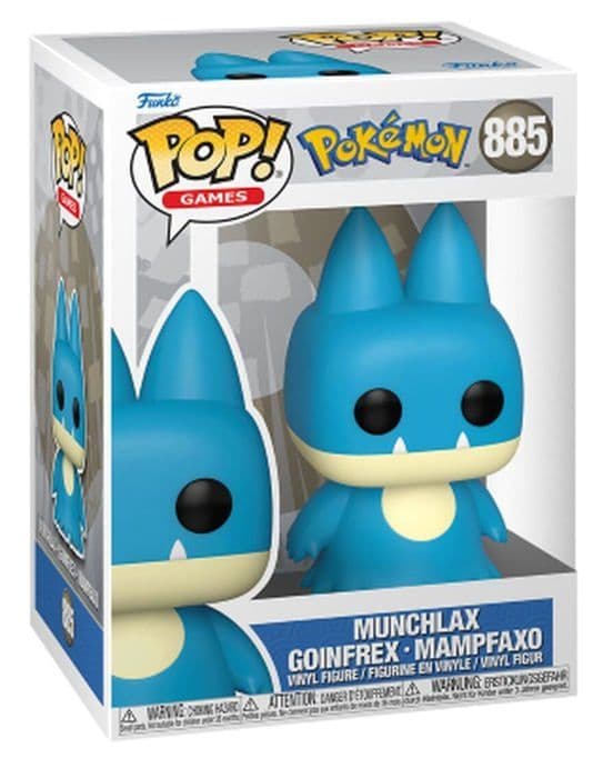 Figurine POP! - Funko - Munchlax - 9 cm - Brun - Modell EMEA