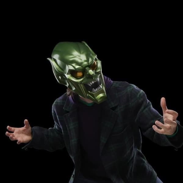 Premium Green Goblin-hjälm, samlarartikel för vuxna, Marvel Legends Series, Spider-Man: No Way Home