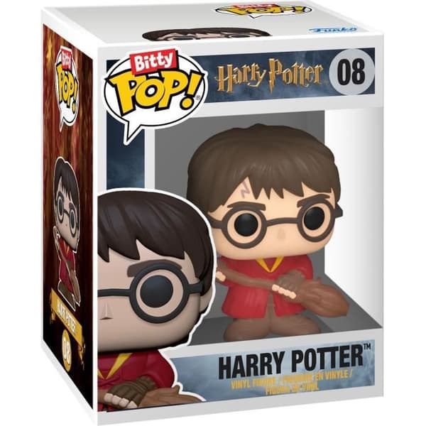 Bitty Pop! Harry Potter - Paket med 4 - Harry Robe - Vit - Vuxen - Unisex