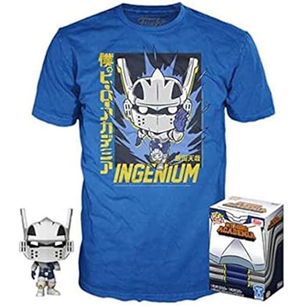 Playsets - FUNKO POP - My Hero Academia - Tenya Iida Ingenium - T-shirt XL - Figur inkludert