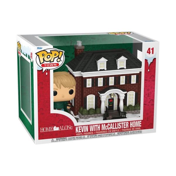 Funko Pop Town Ensam hemma Kevin figur med hus