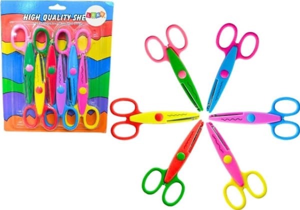 LeanToys Saks Kreativ Fargerike Dekorative Scrapbooking Dekorative mønstre 6 stk.