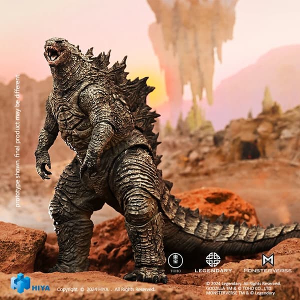 Godzilla Actionfigur, 18 cm storlek, rörlig svans,med låda, 18 cm