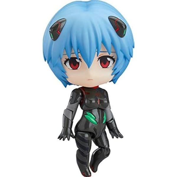 Good Smile - Rebuild Of Evangelion - Nendoroid Plugsuit figur i aktion Rei Ayanami