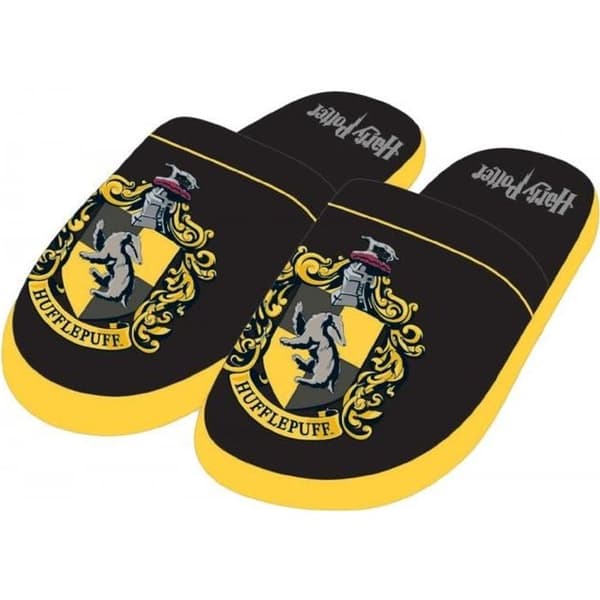 Hufflepuff tofflor - Harry Potter - GROOVY - Gul - Storlek L