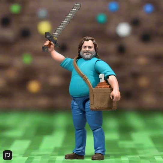 Minecraft Movie Action Figure Steve