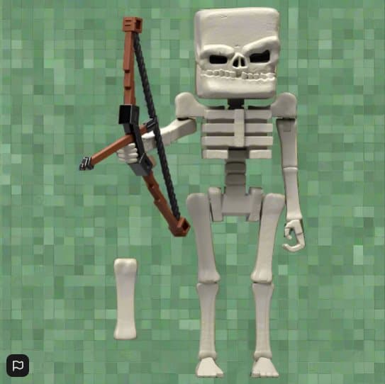 Minecraft Movie Action Figure Skeleton