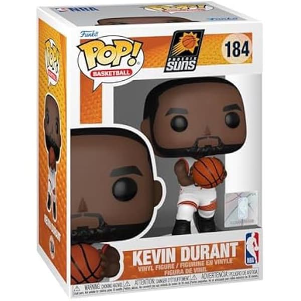 Funko Pop! NBA - Solar - Kevin Durant - 9,5 cm - Kvalitetsvinyl - Perfekt present