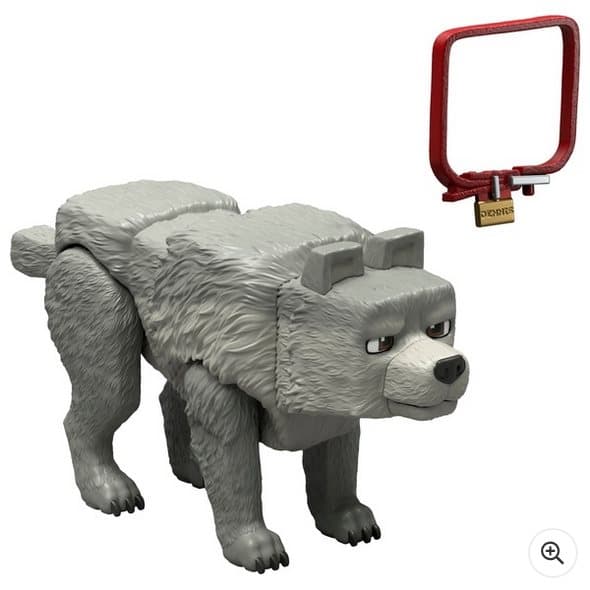 Minecraft Movie Action Figure Dennis the Wolf