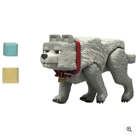 Minecraft Movie Action Figure Dennis the Wolf