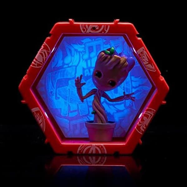 Samlarfigur - WOW! PODS - Groot och Kruka - Luminös - Anslutningsbar - Officiellt Marvel-licensierad