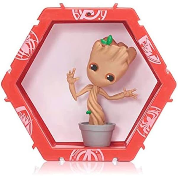 Samlarfigur - WOW! PODS - Groot och Kruka - Luminös - Anslutningsbar - Officiellt Marvel-licensierad