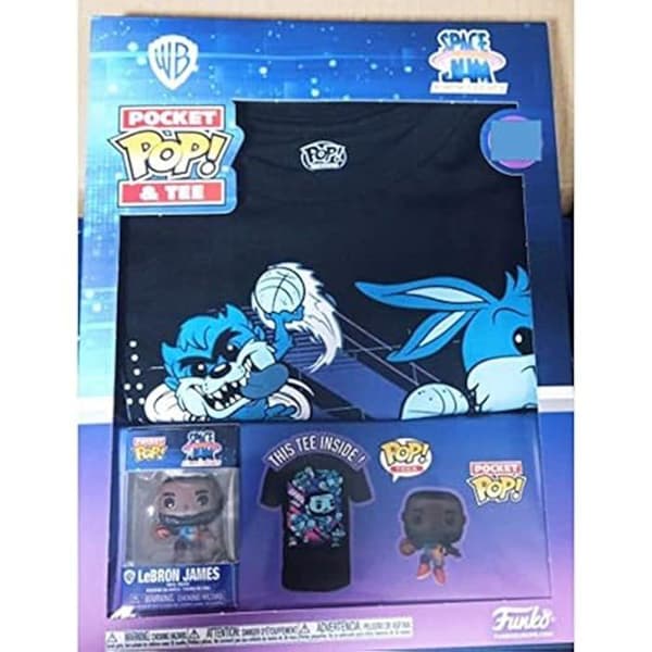 Spelset - FUNKO - Space Jam Looney Tunes - T-shirt Storlek S - Funko Pop Figur - Flerfärgad