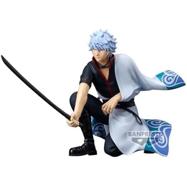 Actionfigur - BANPRESTO - Gintoki Sakata Gintama - Jubileumsver. - 12 cm - Flerfärgad