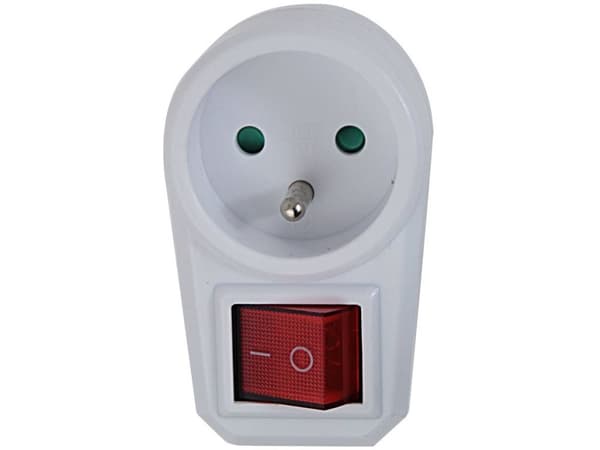 ELK301W Esperanza elektrisk splitter 1 gn. Italiensk: hvit