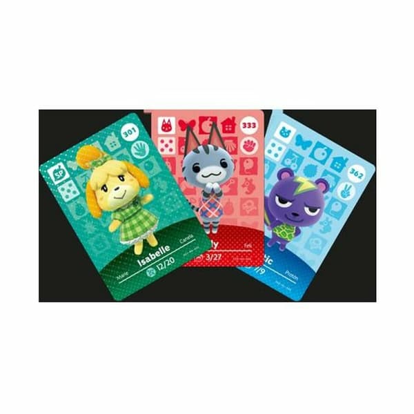Interaktiivinen lelu Nintendo amiibo Animal Crossing Cards - Series 4 Pack 3 Kappaletta 3 osaa