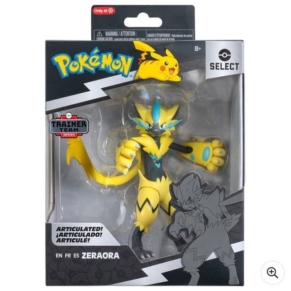 Pokémon Select Action Figure Trainer Team Zeraora 15cm