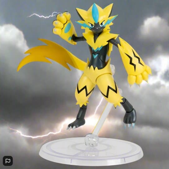 Pokémon Select Action Figure Trainer Team Zeraora 15cm