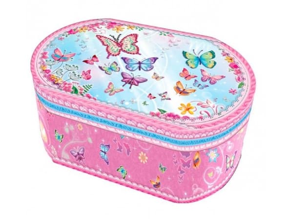 Pulio Pecoware Oval musikkboks - Butterflies 2