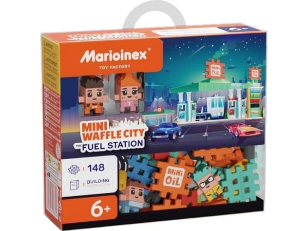 Marioinex Mini Waffle - polttoaineasema 148 kpl.