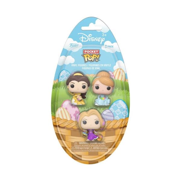 Pack 3 Figurer Funko Pocket Pop Disney Påskprinsessa